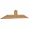 Ekena Millwork Portland Smooth Timber Gable Bracket, Western Red Cedar, 60"W x 12"H x 1 1/2"D x 5 1/2"F, 5/12 Pitch GBW060X12X0206POR00SWR - alternate 3